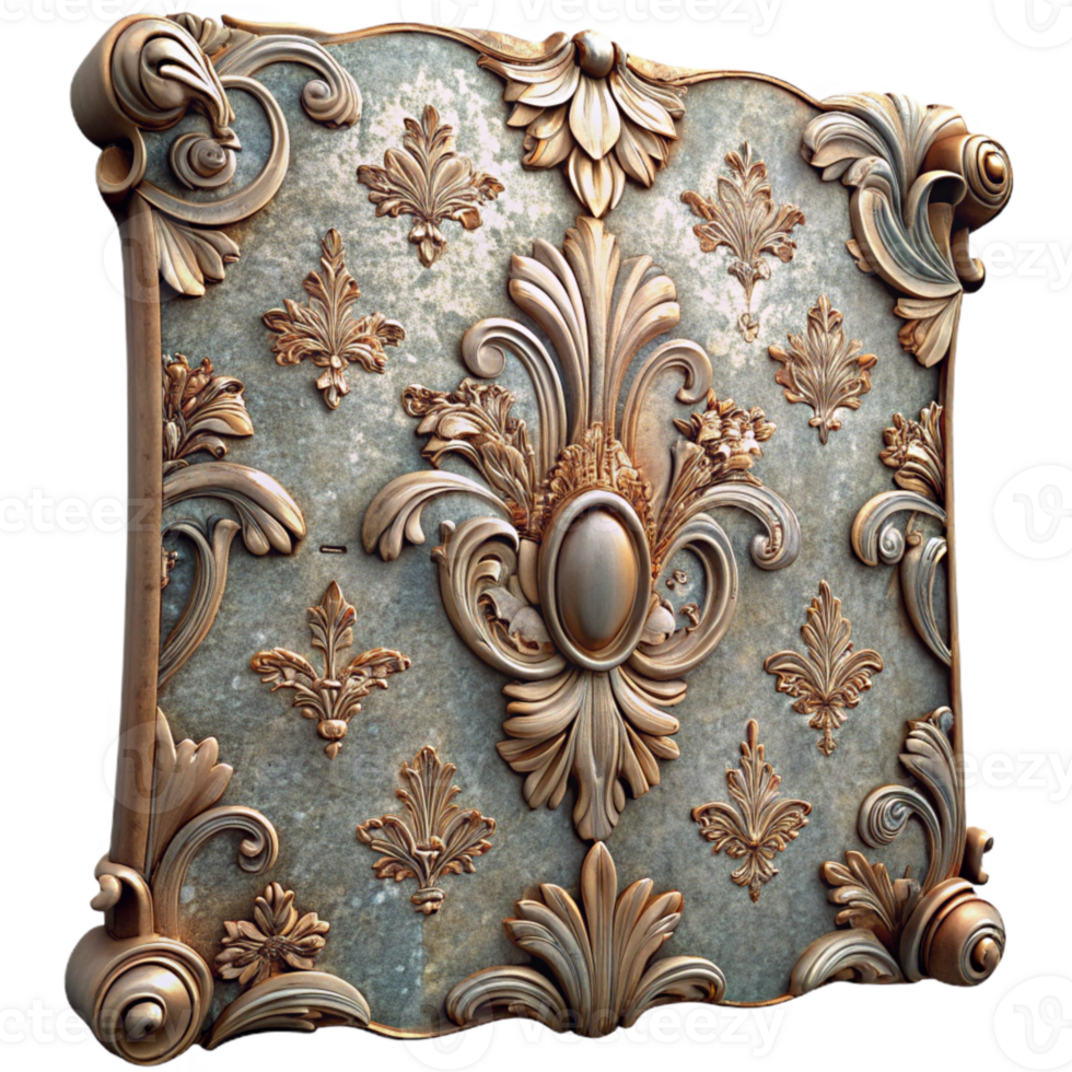 magnificent minimalist Antique Wallpaper Texture Isolated with Floral Pattern original png