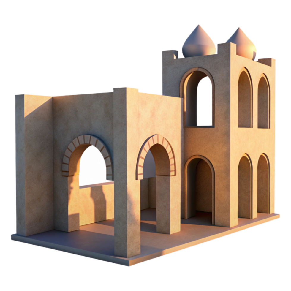 beautiful artistic Architectural Shadows at Sunset Cutout high quality png