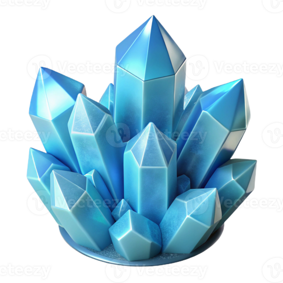 stunning rustic Arctic Crystal Cluster Transparent Background Low Angle View high resolution png