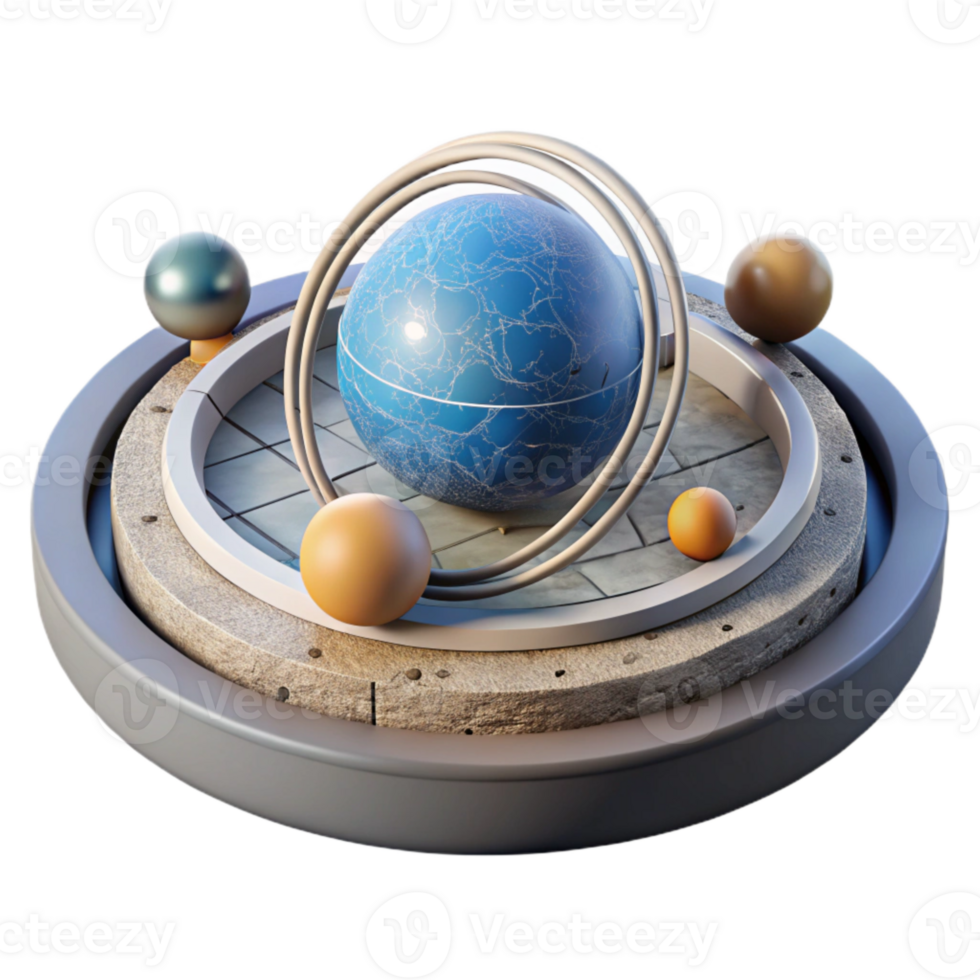 wonderful rustic Artificial Gravity Field Visualization Cutout premium png