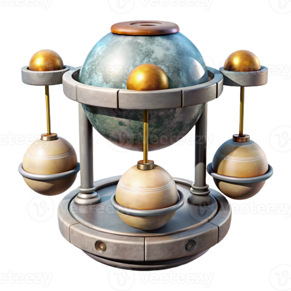 extraordinary contemporary Artificial Gravity System Illustration Isolated high quality png