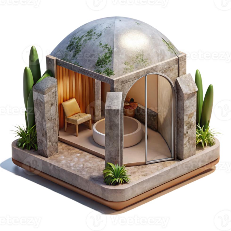 wonderful rustic Artificial Habitat Cutout Enclosed Space Isolated Element premium png