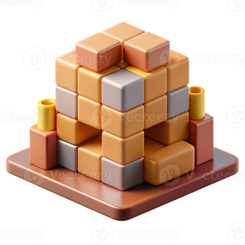 wonderful traditional Automated Construction Cutout Building Blocks Isolated Element detailed png