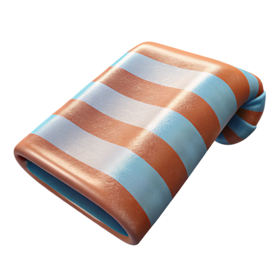 extraordinary traditional Beach Towel Isolated Striped Pattern Transparent Background original png