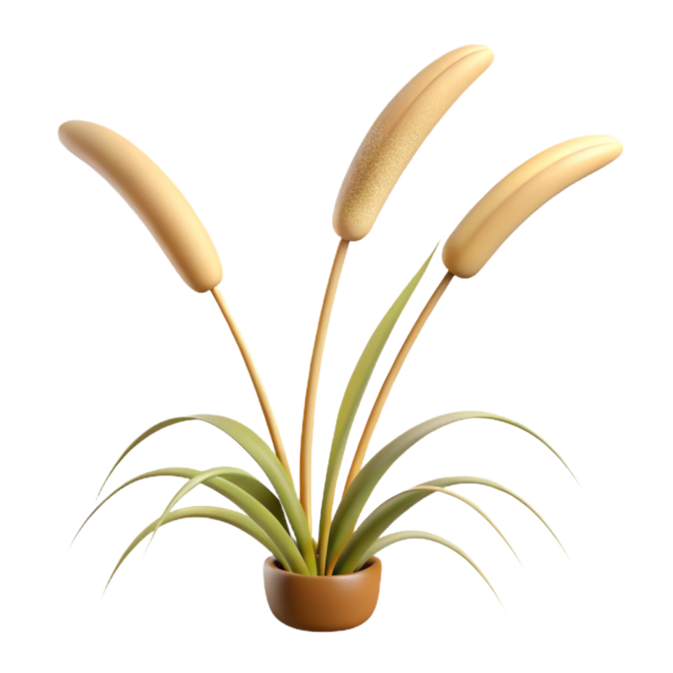 vibrant creative Bending Reed Cutout Tall Grass Transparent Background exclusive png