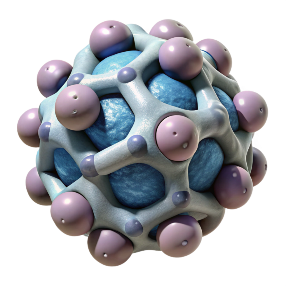 vibrant abstract Bio Engineered Material Isolated Cellular Structure Transparent Background original png