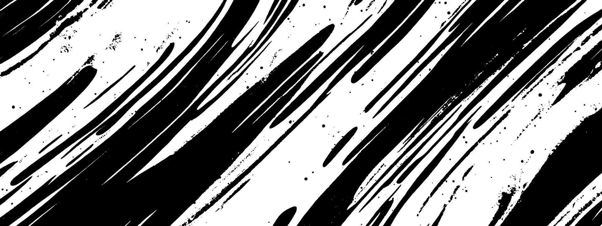 Vintage woodcut texture in black and white depicting blurred ink strokes for artistic use vector