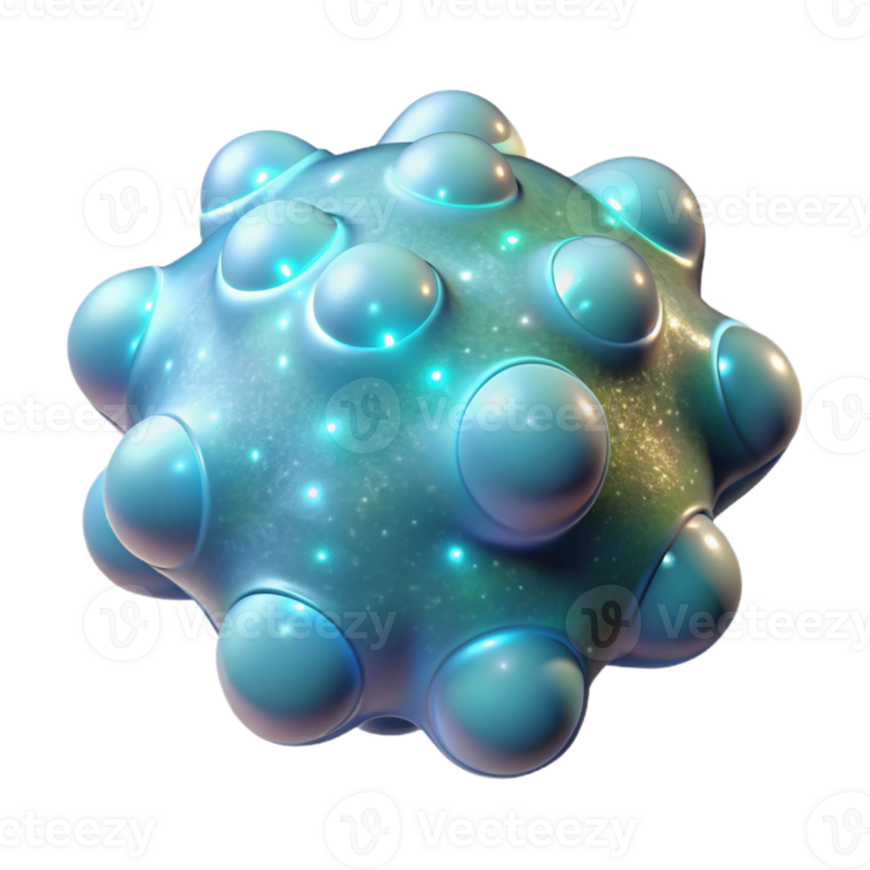 wonderful creative Bioluminescent Dinoflagellates Isolated Transparent Background Sparkling Effect high quality png