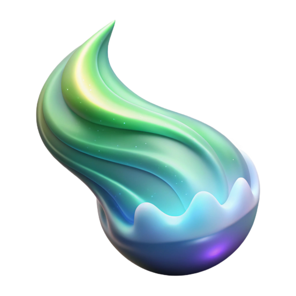 dramatic vintage Blue Bioluminescent Cavern Isolated on Transparent Background high quality png
