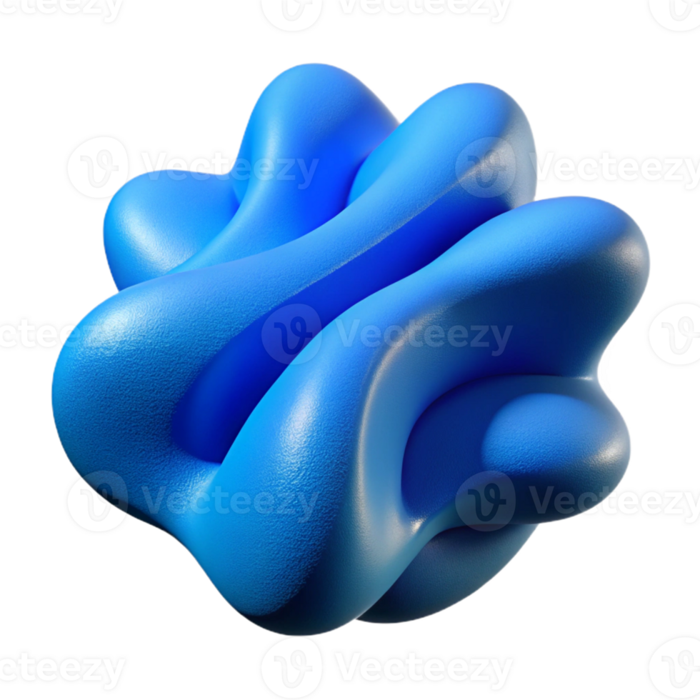 stunning abstract Blue Flux Formation Abstract Shape Isolated Element high quality png