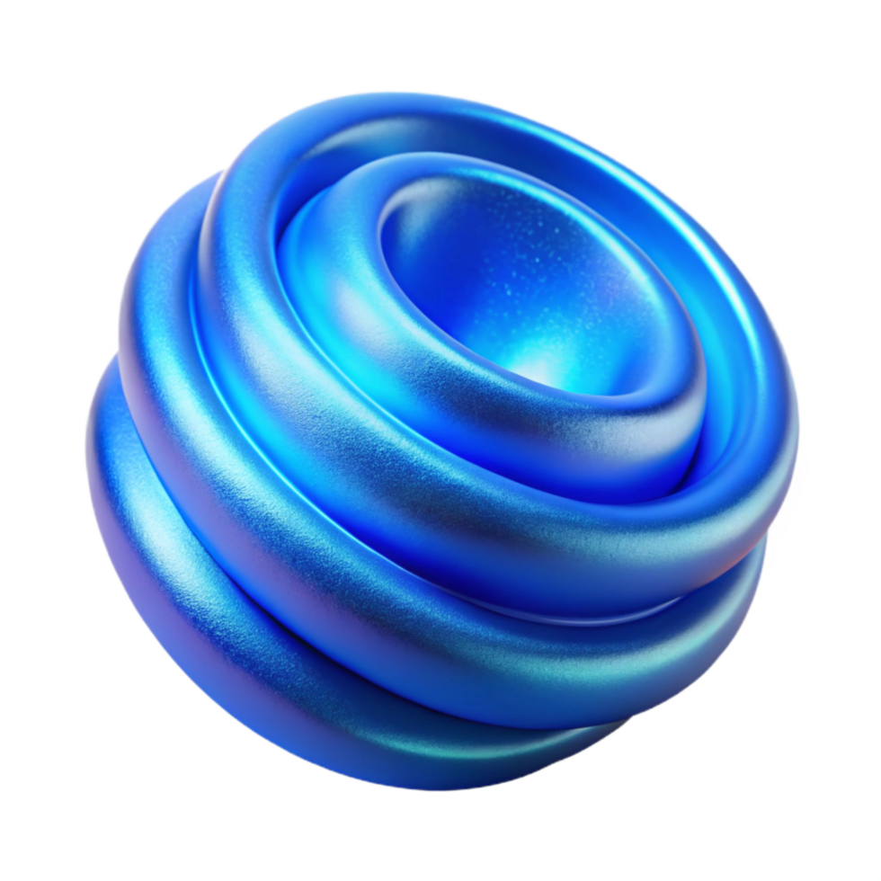 beautiful traditional Blue Spectral Energy Field Cutout Element detailed png