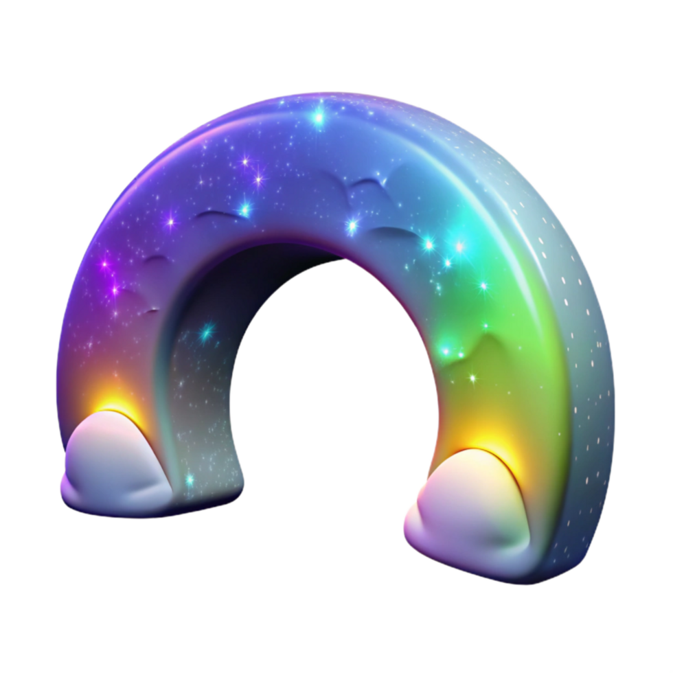 extraordinary abstract Bright Auroral Arch Cutout Night Sky original png