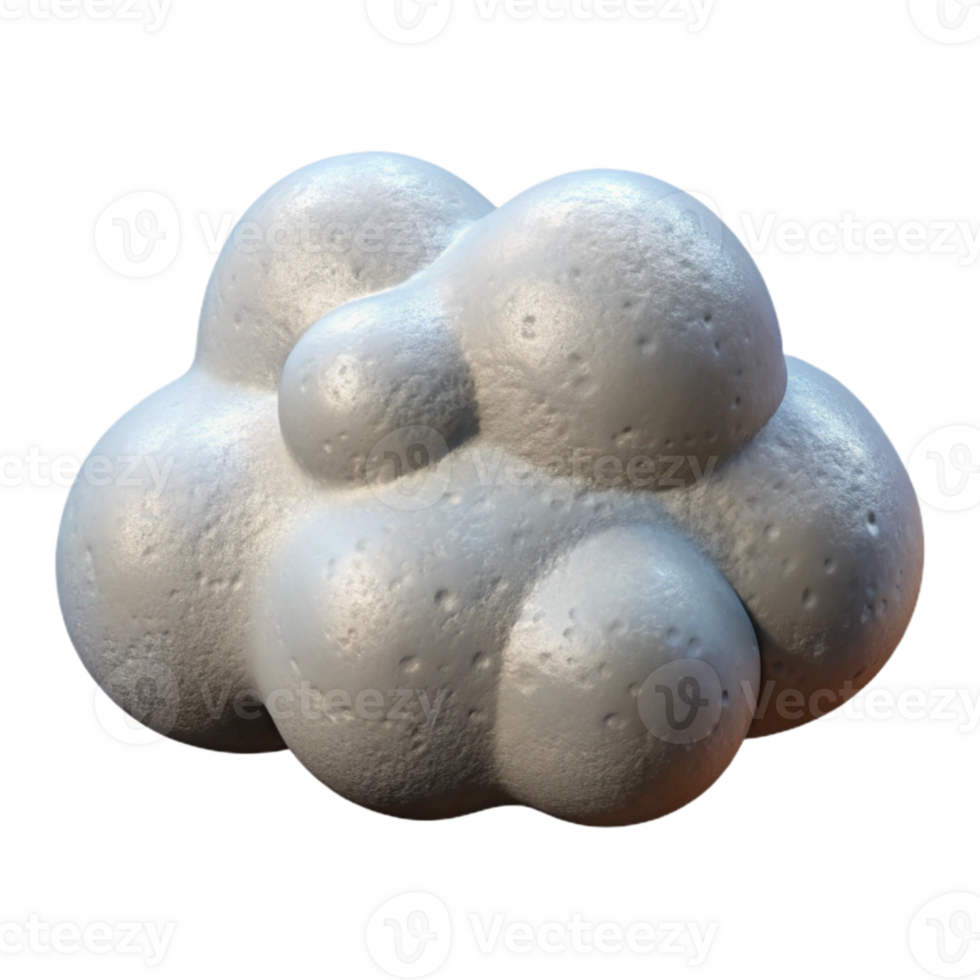 elegant classic Cartoon Cloud Cutout with Simple Design high resolution png