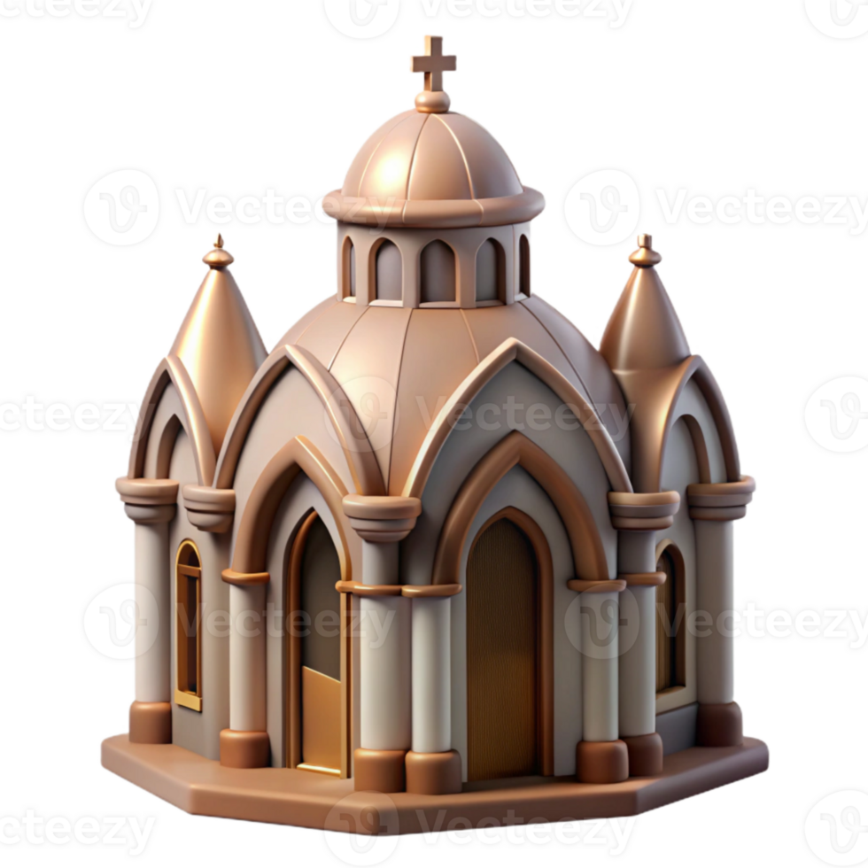 beautiful vintage Cathedral Apse Isolated Soft Lighting Transparent Background original png