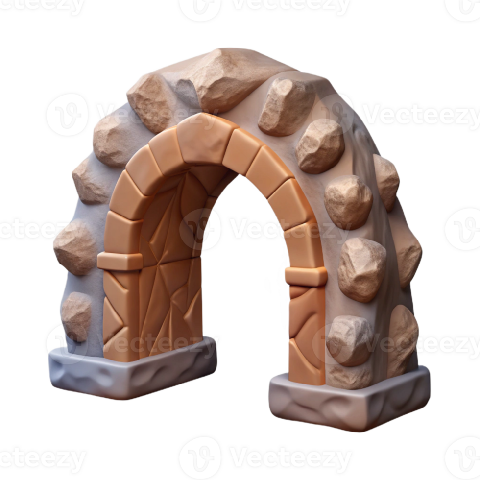 extraordinary rustic Cave Entrance Arch Cutout Transparent Background exclusive png