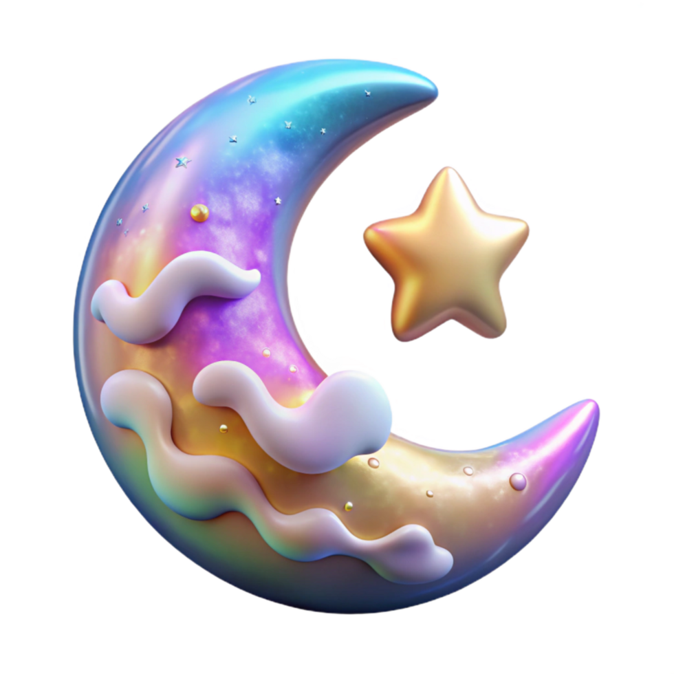wonderful modern Celestial River Cutout Iridescent Flowing Design authentic png