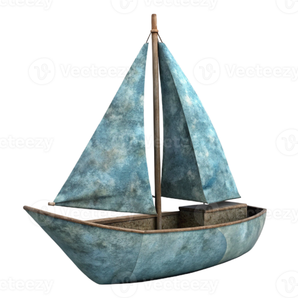 stunning abstract Classic Sailboat Silhouette Cutout with Transparent Background png