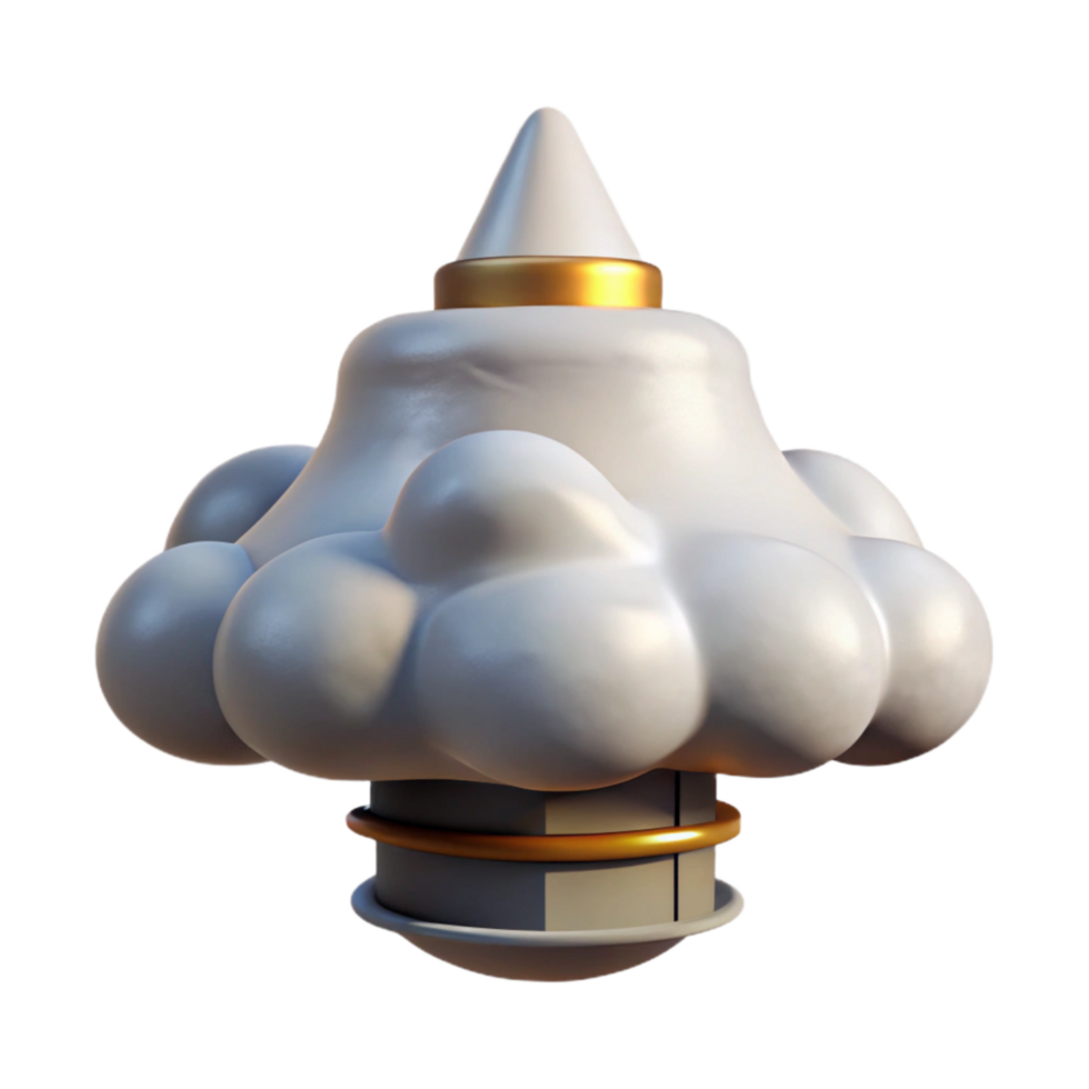 impressive modern Cloud Piercing Tower Cutout with Transparent Background and High Contrast exclusive png