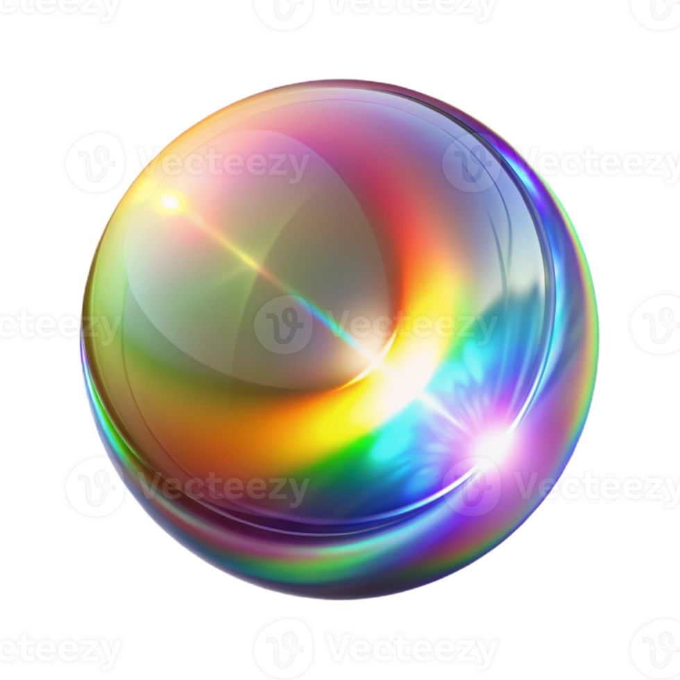 beautiful classic Colorful Lens Flare Transparent Background exclusive png