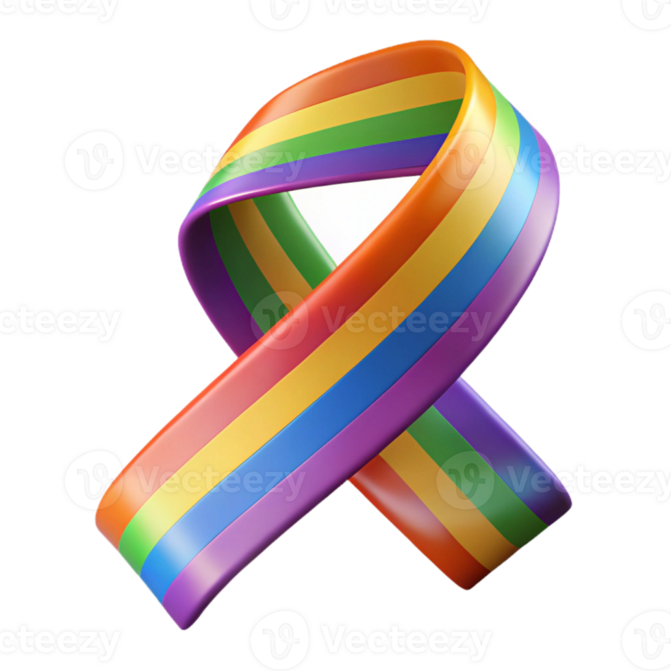 serene classic Colorful Ribbon Cutout with Transparent Background genuine png