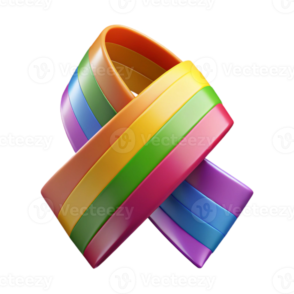 elegant rustic Colorful Ribbon Cutout with Transparent Background professional png