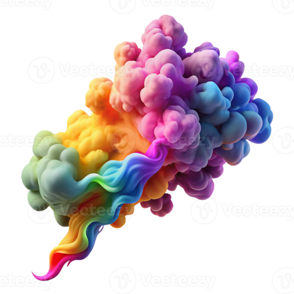 wonderful rustic Colorful Smoke Trails Cutout Collection with Various Hues high resolution png