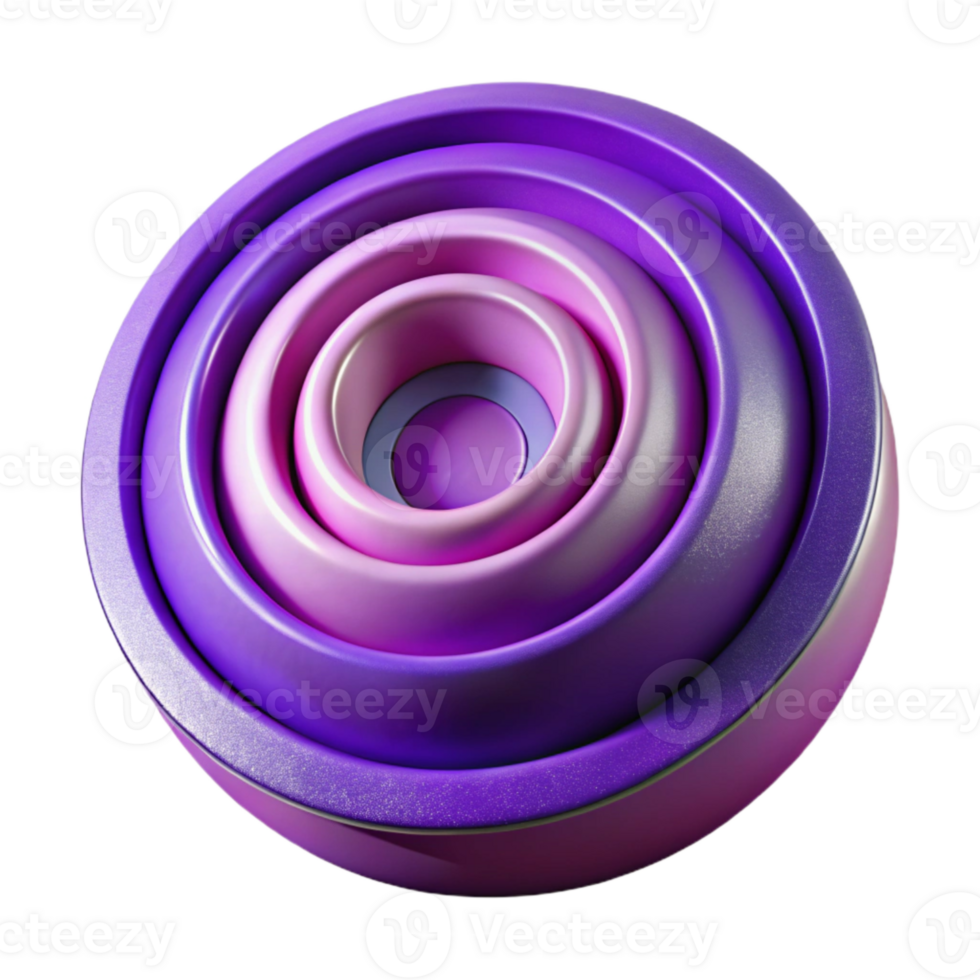 impressive classic Concentric Circles Purple Spectrum Cutout authentic png