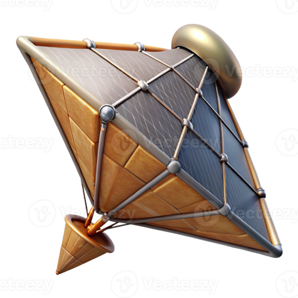 impressive creative Conceptual Solar Sail Deployment Transparent Isolated high resolution png