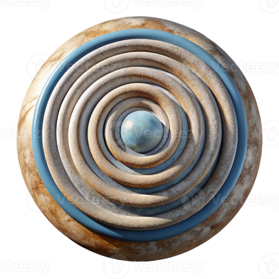 serene abstract Concentric Circles Ripple Effect Cutout high quality png
