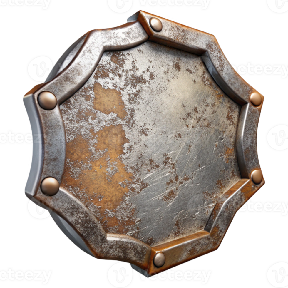 extraordinary abstract Corroded Metal Plate Cutout Transparent Background premium png