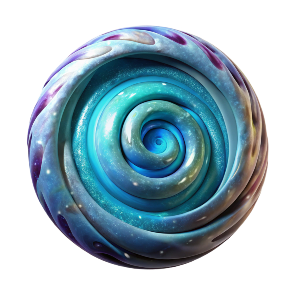 vibrant minimalist Cosmic Maelstrom Isolated with Swirling Chaos original png