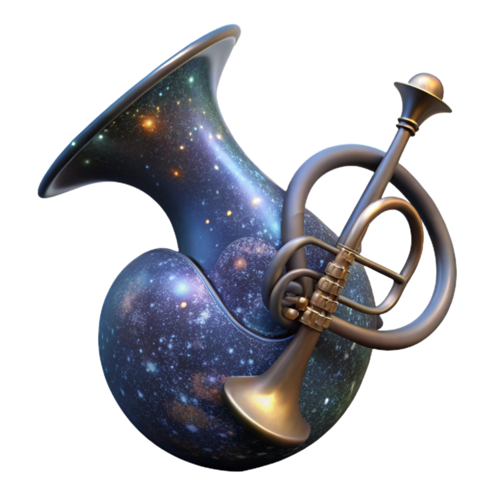beautiful abstract Cosmic Orchestra Transparent Background Silhouette professional png