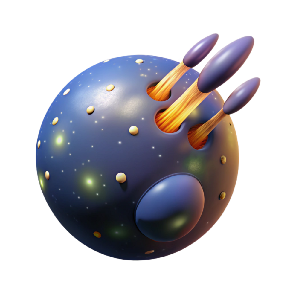 impressive abstract Cosmic Rays Streaking Across Space Isolated professional png