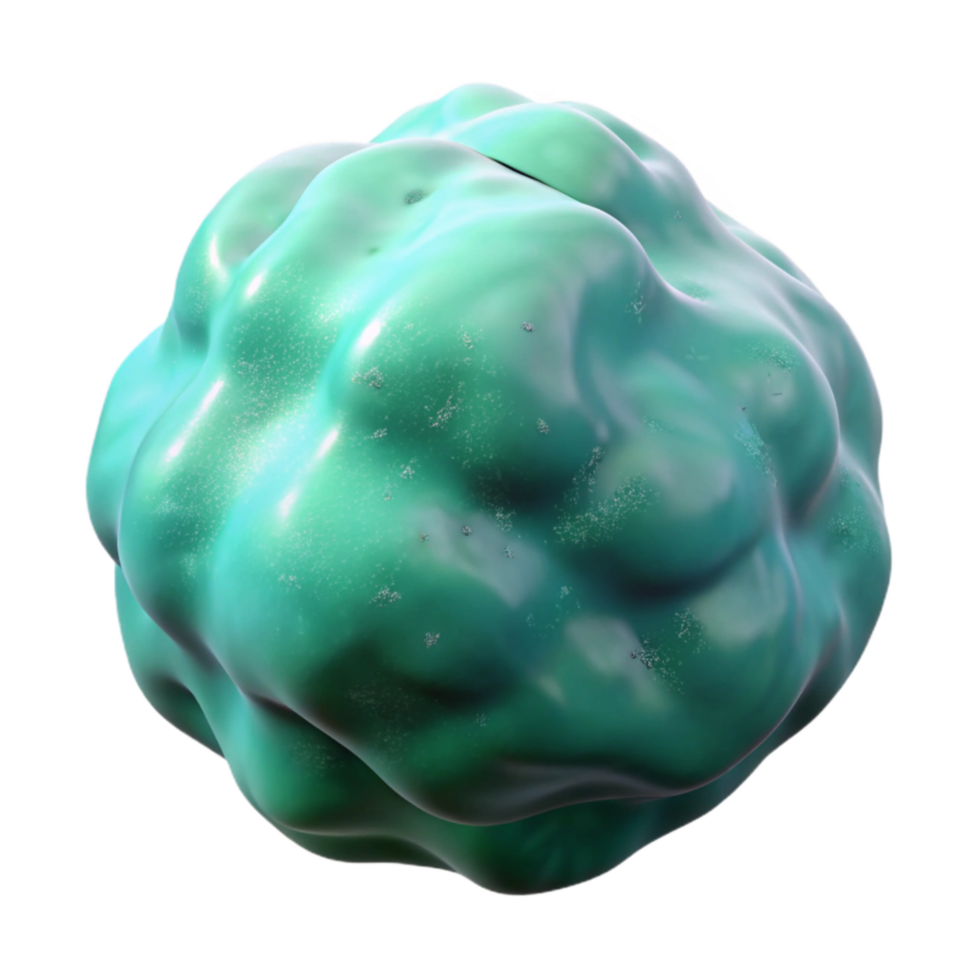 extraordinary abstract Cosmic Seafoam Green Isolated with Subtle Lighting professional png