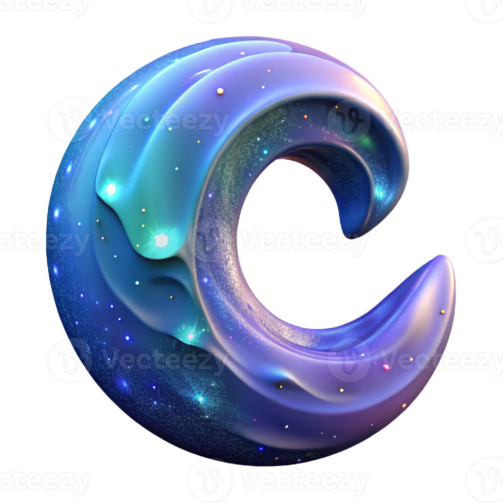 magnificent abstract Cosmic Wave Backlit Cutout on Transparent Background genuine png
