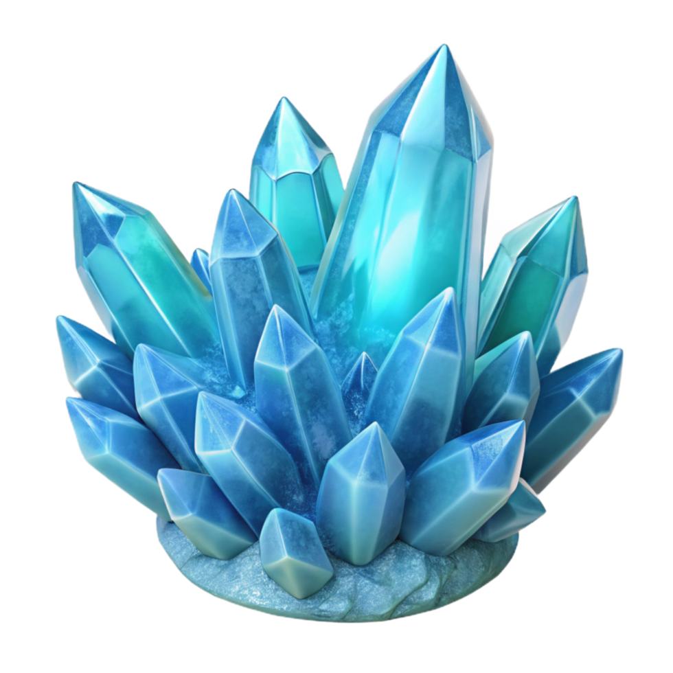 dramatic traditional Crystalline Structure Cutout Frozen Tundra Theme Isolated Element genuine png