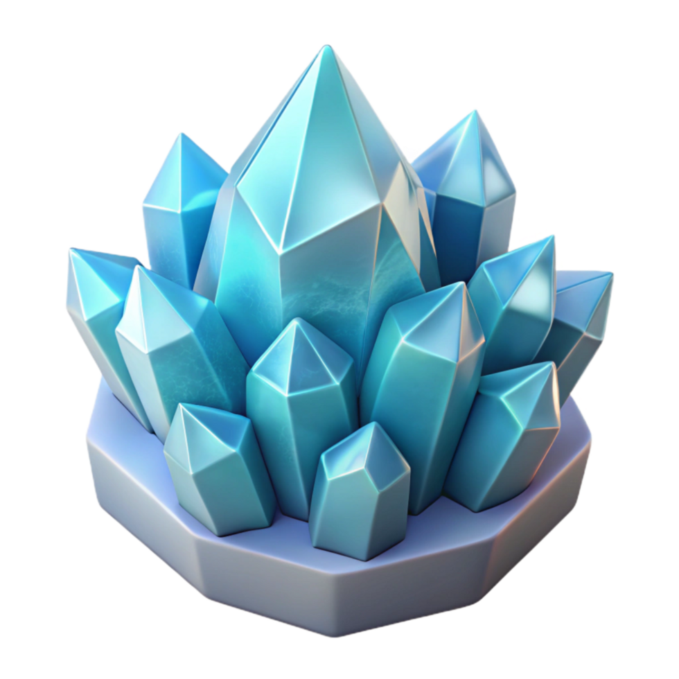 extraordinary abstract Crystallized Dream Cutout Geometric Shapes Isolated Soft Green authentic png