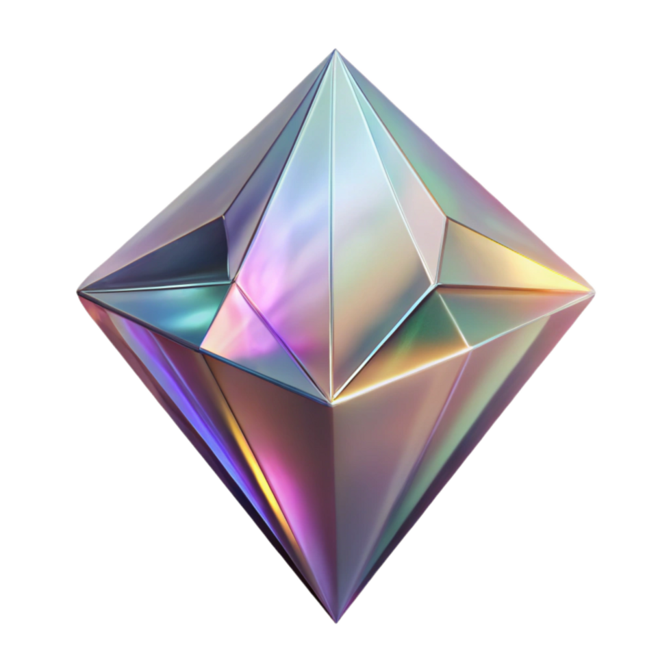 extraordinary vintage Crystal Prism Diffraction Pattern Cutout detailed png