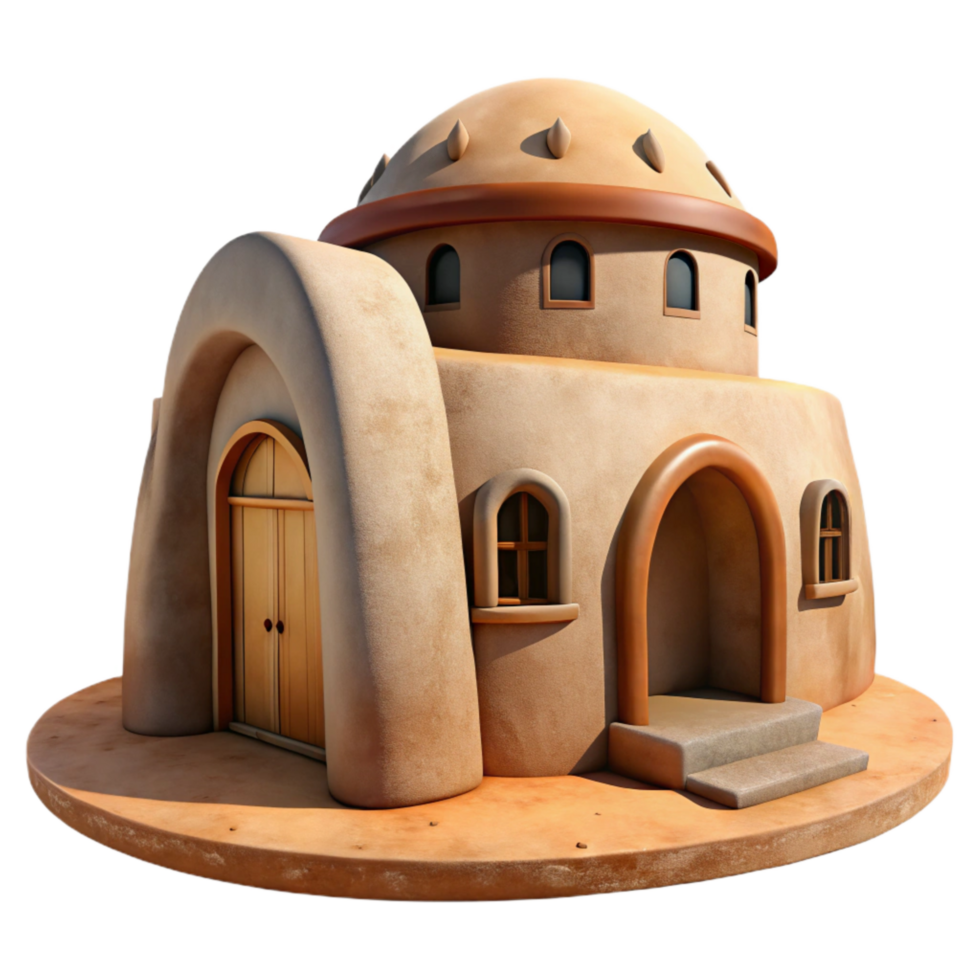 extraordinary classic Curved Desert Building Transparent Background genuine png