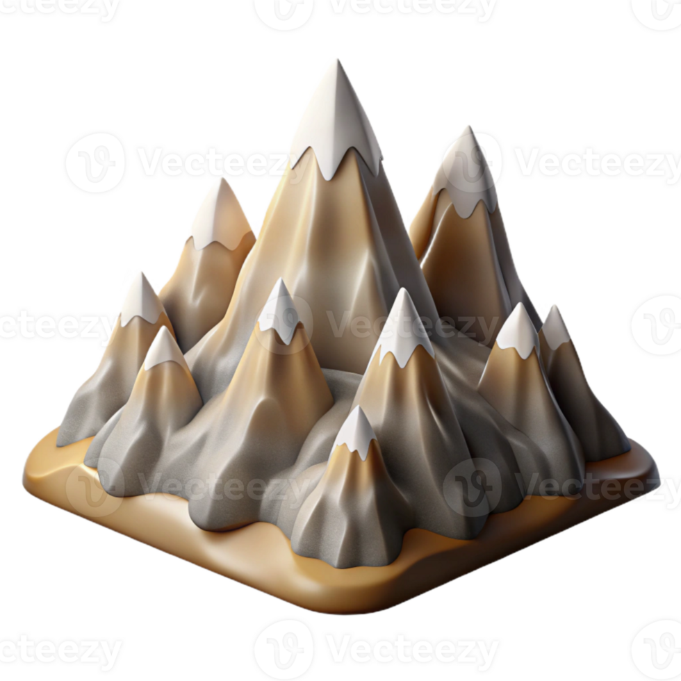 beautiful contemporary Detailed Aeropex Ascenders Mountain Range Cutout Element original png
