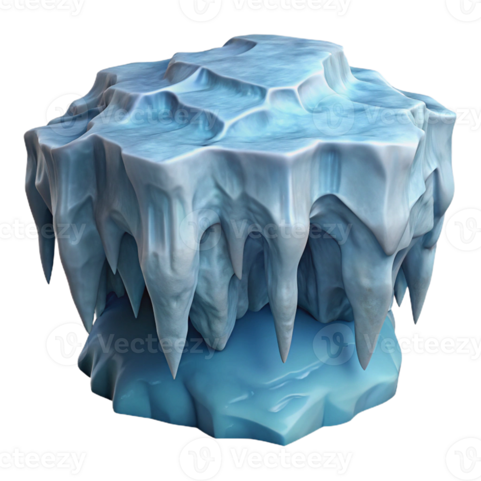 extraordinary traditional Detailed Gelid Grotto Ice Crystals Isolated premium png