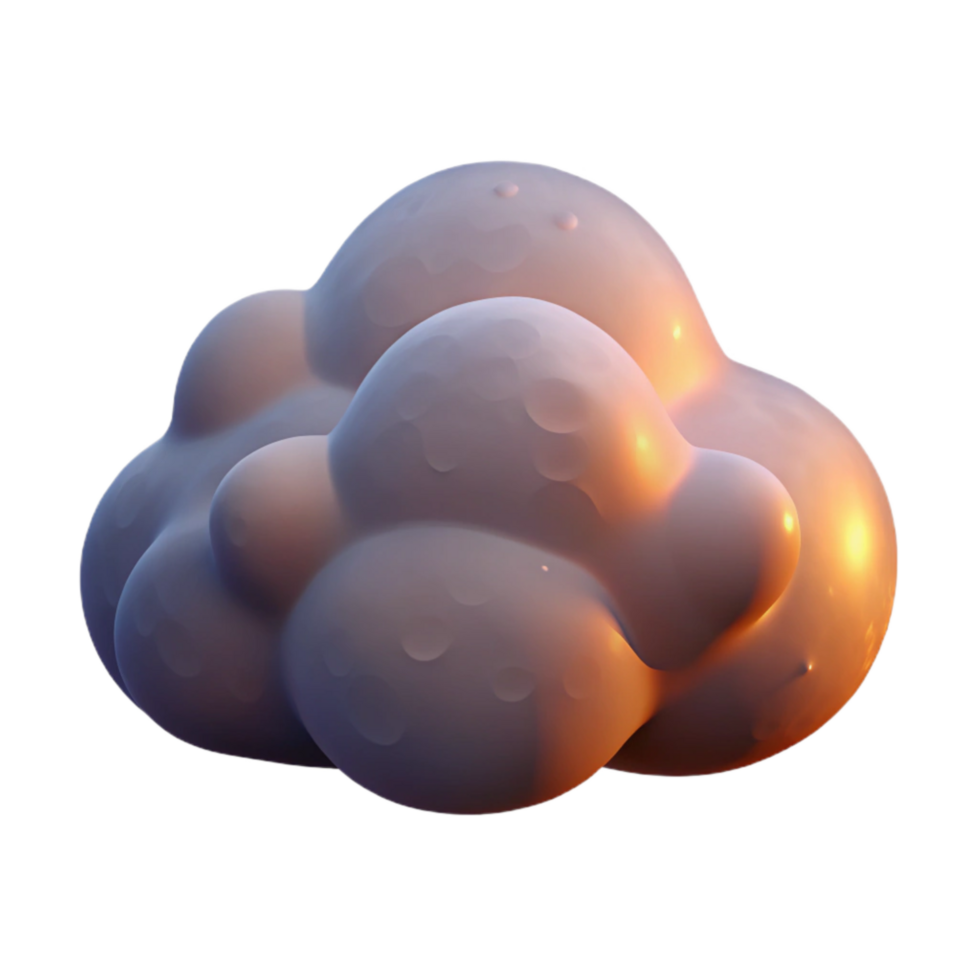 beautiful abstract Dusk Sky Cutout with Soft Light Isolated high resolution png