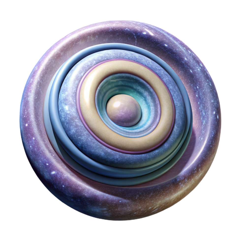 wonderful creative Dynamic Cartwheel Galaxy with Swirling Arms Cutout exclusive png