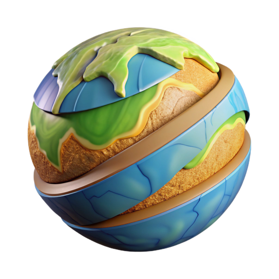 wonderful traditional Dynamic Earth Layers Diagram with Fault Lines Isolated high resolution png