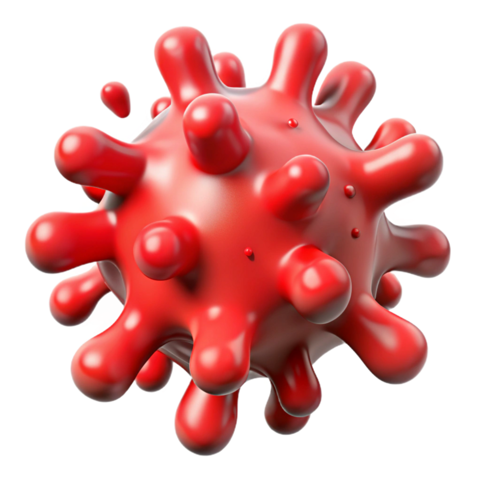 vibrant modern Dynamic Random Shapes Red Splashes Isolated Element original png