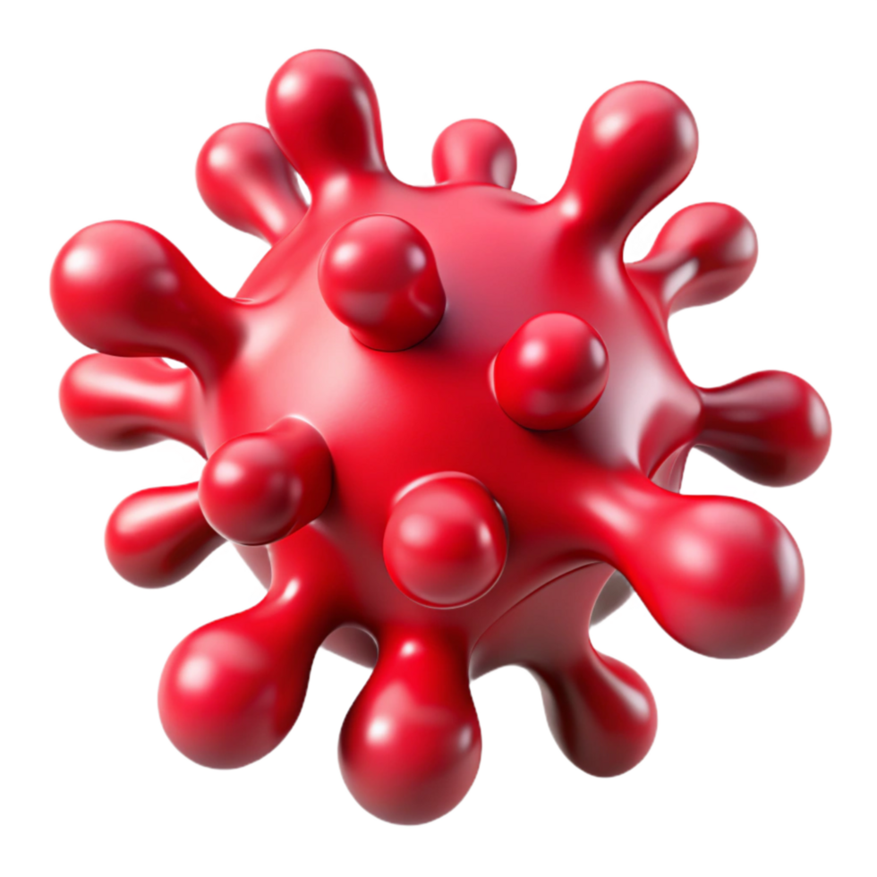 vibrant abstract Dynamic Random Shapes Red Splashes Isolated Element professional png