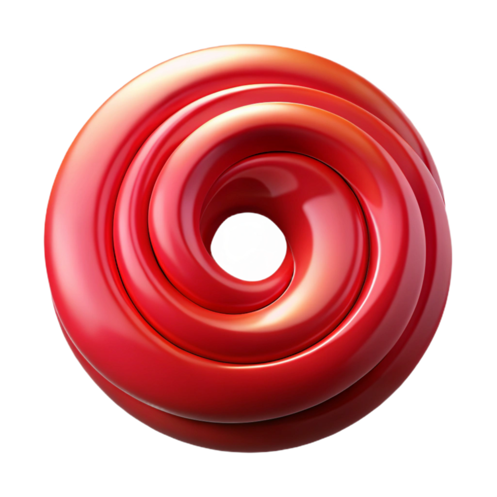 vibrant rustic Dynamic Rotating Circles Red Swirl Isolated Element exclusive png