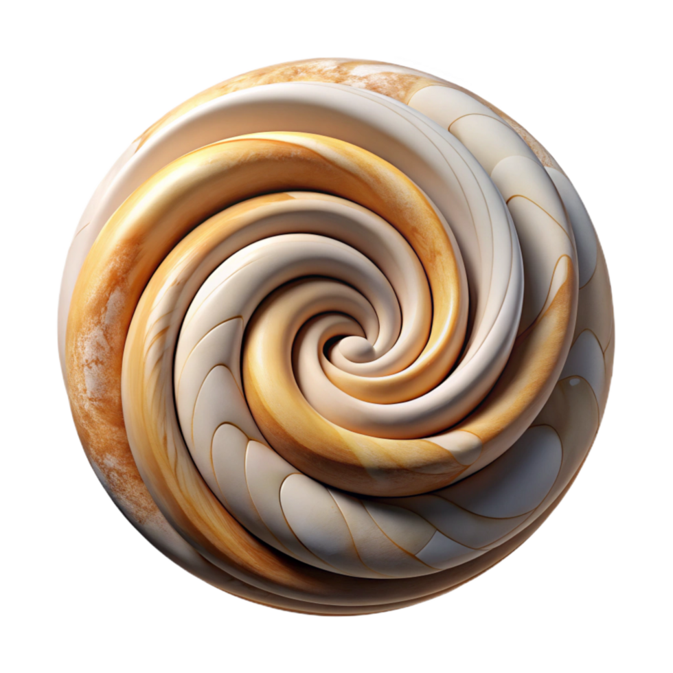 impressive abstract Dynamic Swirling Circles Graphic Isolated premium png