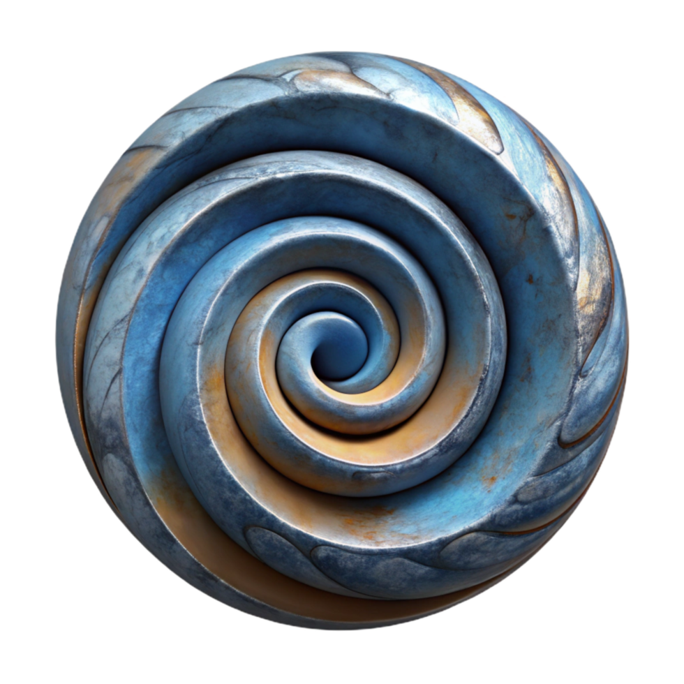 impressive modern Dynamic Swirling Circles Graphic Isolated professional png