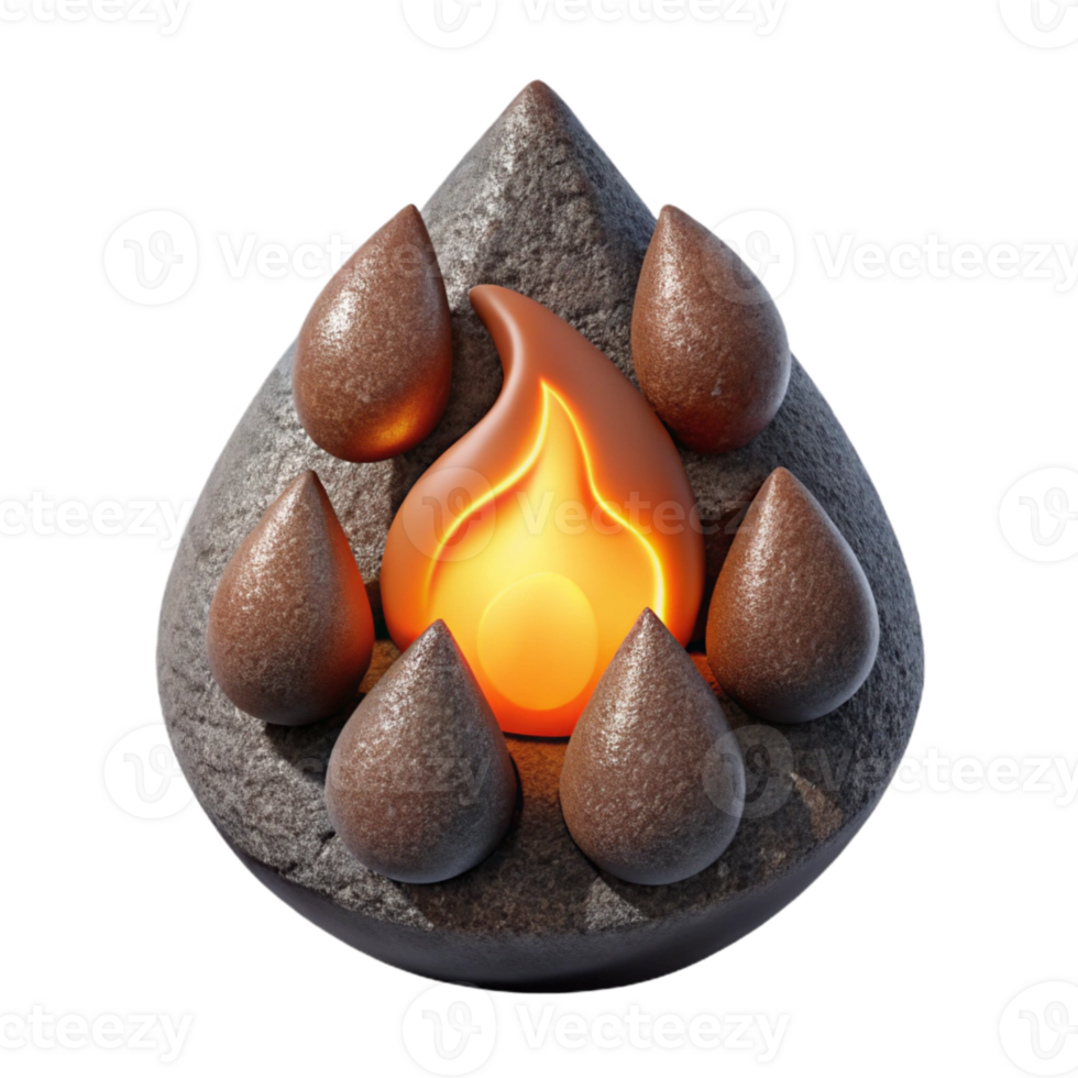 serene abstract Embers and Shadows From Above Cutout exclusive png